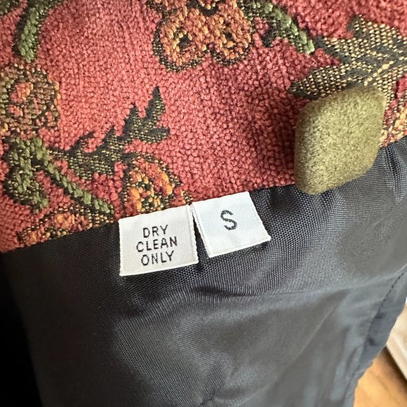 Mary Lynn O'Shea Tapestry Jacket Coat Handmade Woven sz Small - Picture 11 of 11